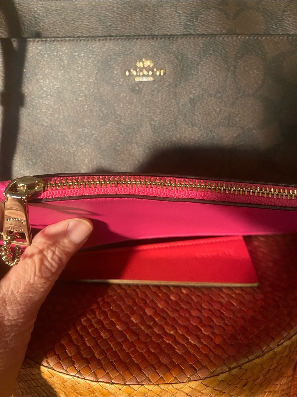 Coach East/West Pop Crossbody Bag - New - Two Pieces - Picture 15 of 16